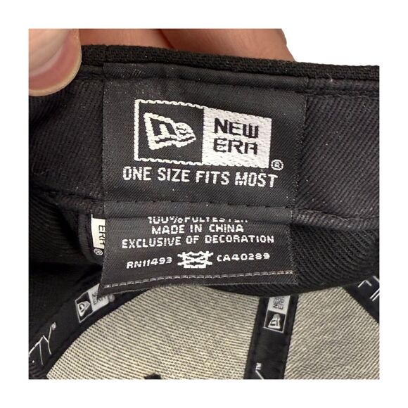 New Era 9fifty NBA Brooklyn KB Ethos Baseball Cap Men's One Size Black Snapback - Picture 6 of 6